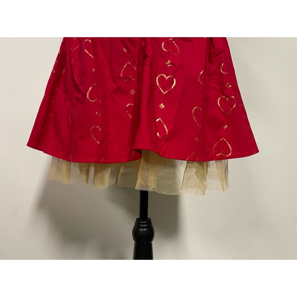 NWT Hot Topic Disney Classic Red Queen Dress Costume Size S - Picture 13 of 14